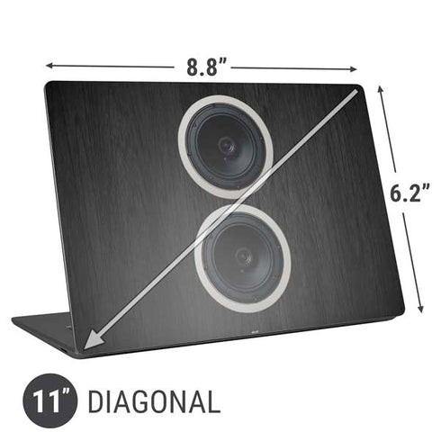 Boom Box Speakers Universal Laptop 11in (8.8 x 6.2in) Skin
